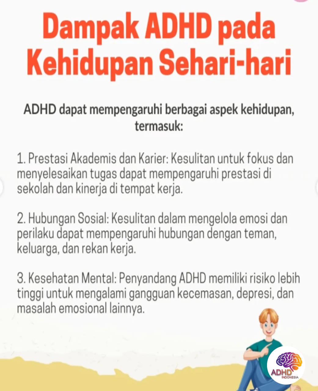 ADHD dan Hubungan Sosial Anak di Lingkungan Sekolah di Kota Bitung