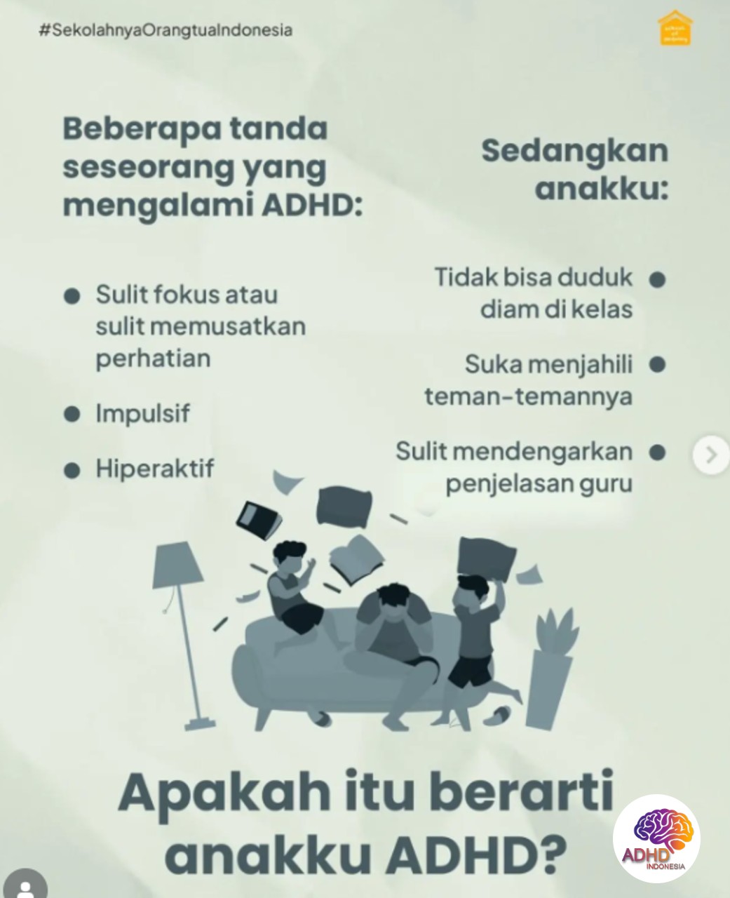 Ciri dan Gejala ADHD pada Anak Usia Dini di Kota Bitung